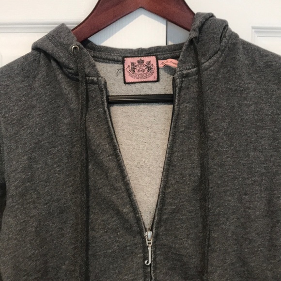 Juicy Couture Gray Track Suite Zip Up Jacket Sz S - Picture 4 of 5
